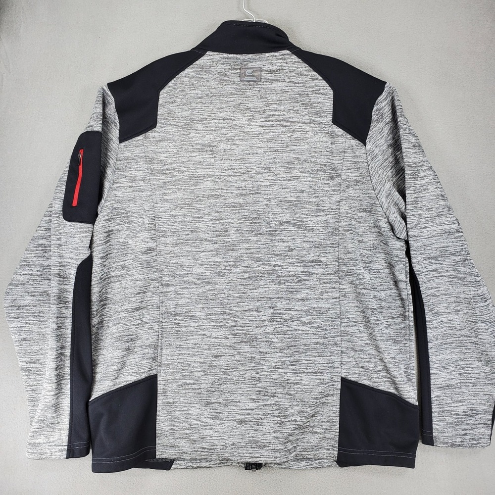 Colosseum Full Zip Jacket Men XL Buffalo Sabres Goathead Logo Tech Fleece - Picture 4 of 7